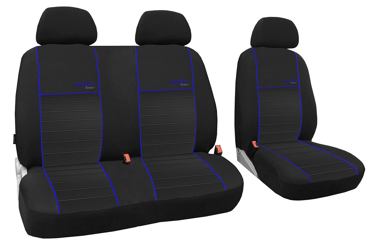 Trend Line Bus Covers 1 and 2 for Renault Trafic 2014 to Special Price. Includes 6 Colours Other Offers. (Blue)