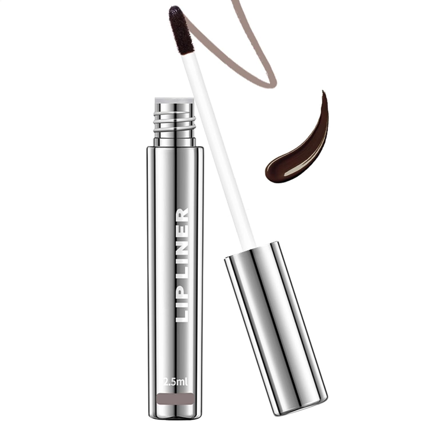 Peel Off Lip Liner Stain 2.5 ml Lip Tint Peel Off Natural Long Lasting Matte Lip Peel Off Stain Waterproof Lip Liner Lip Stain Peel Off Makeup for Women and Girls
