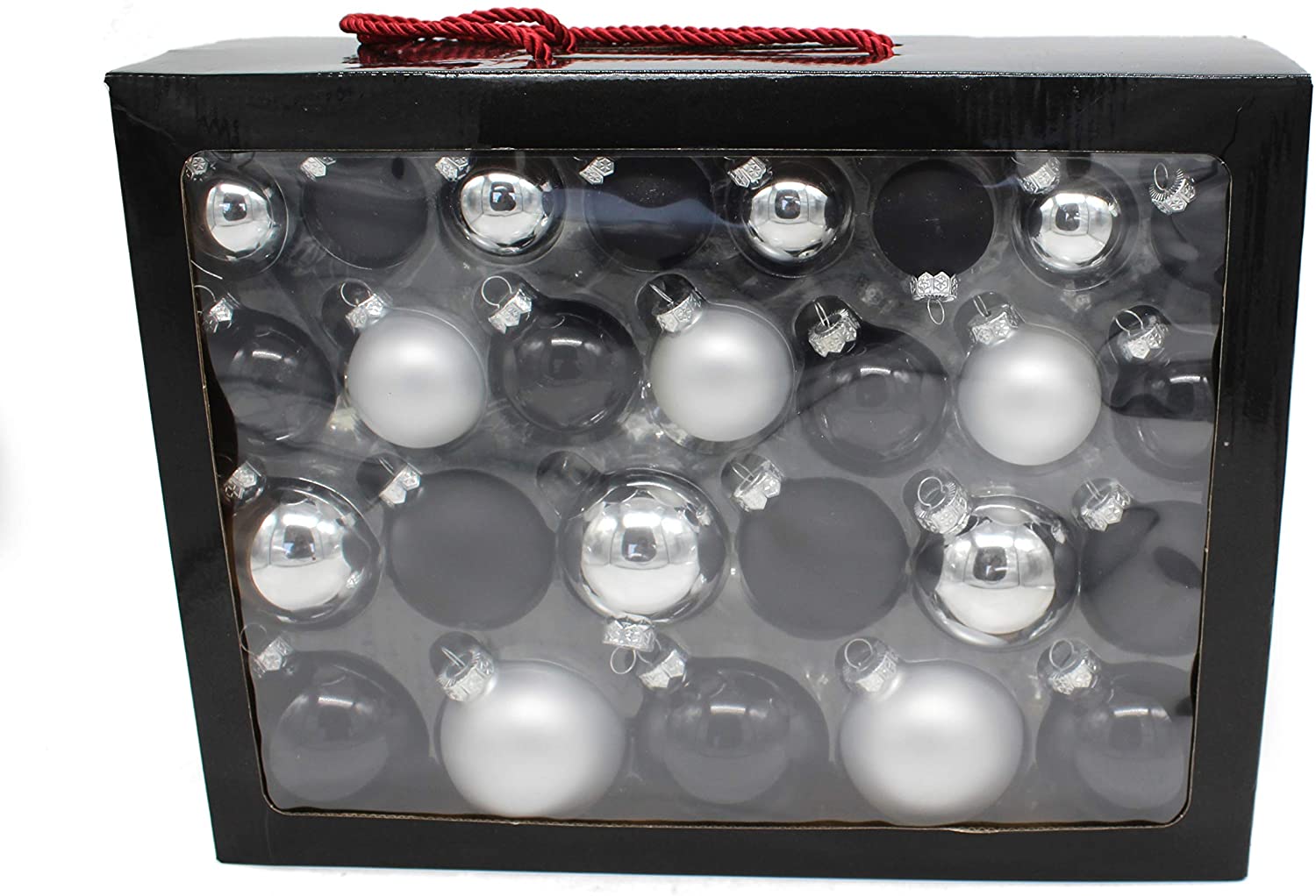 Daro Decoration Christmas Ball Mix Package 52 Pieces Black