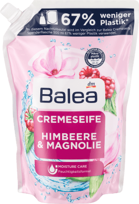 Cream Soap Raspberry & Magnolia Refill pack, 750 ml