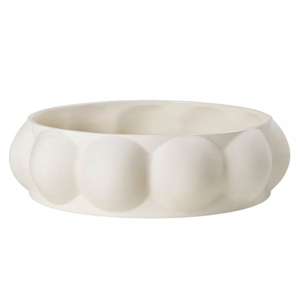 Tray Balloon Tray Raw White Ceramic (43cm) by Louis