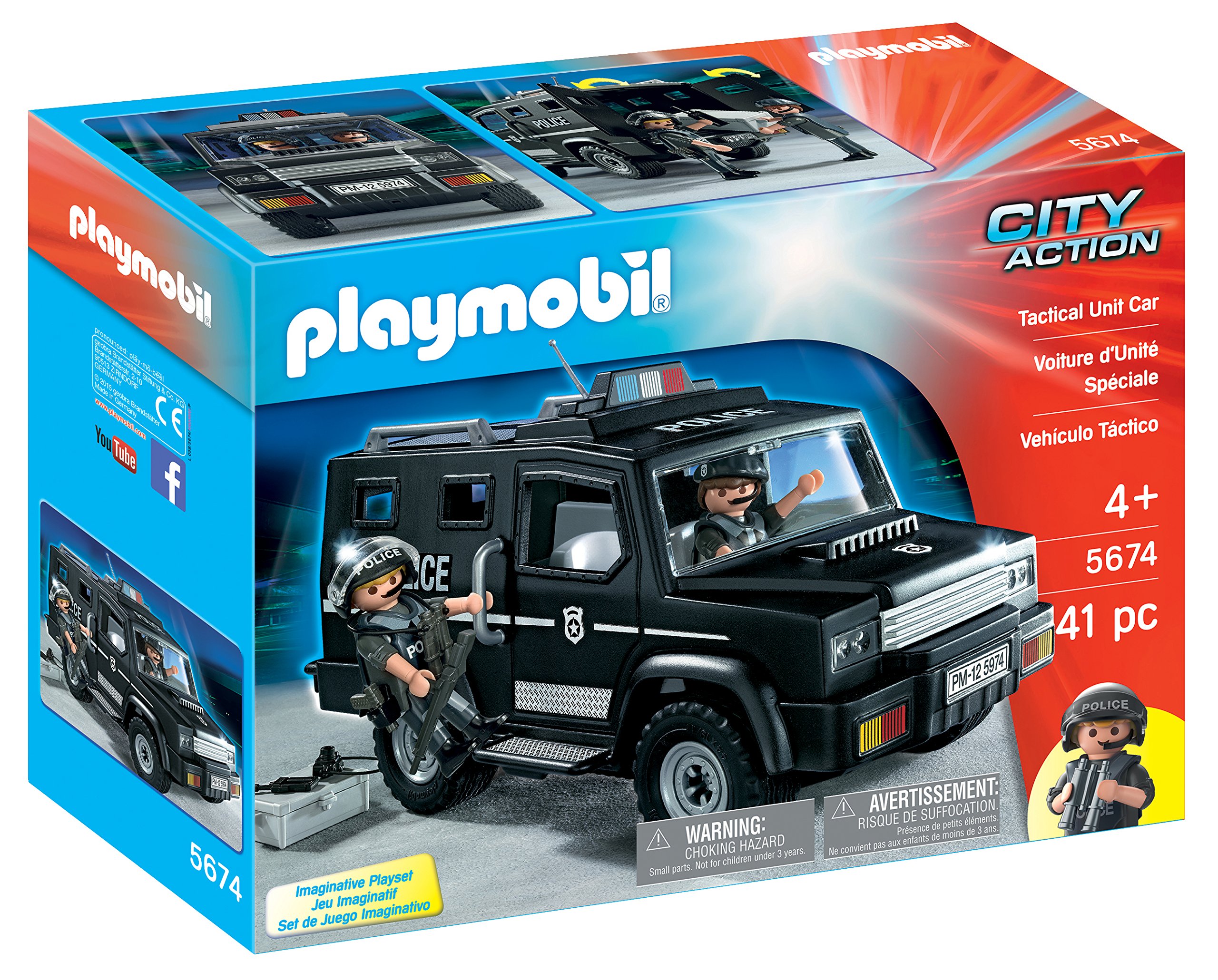 Playmobil Tactical Unit Police Car