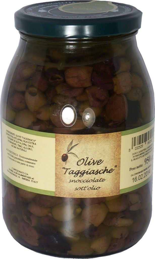 Taggiasca pitted olives 950 gr. - Ranise