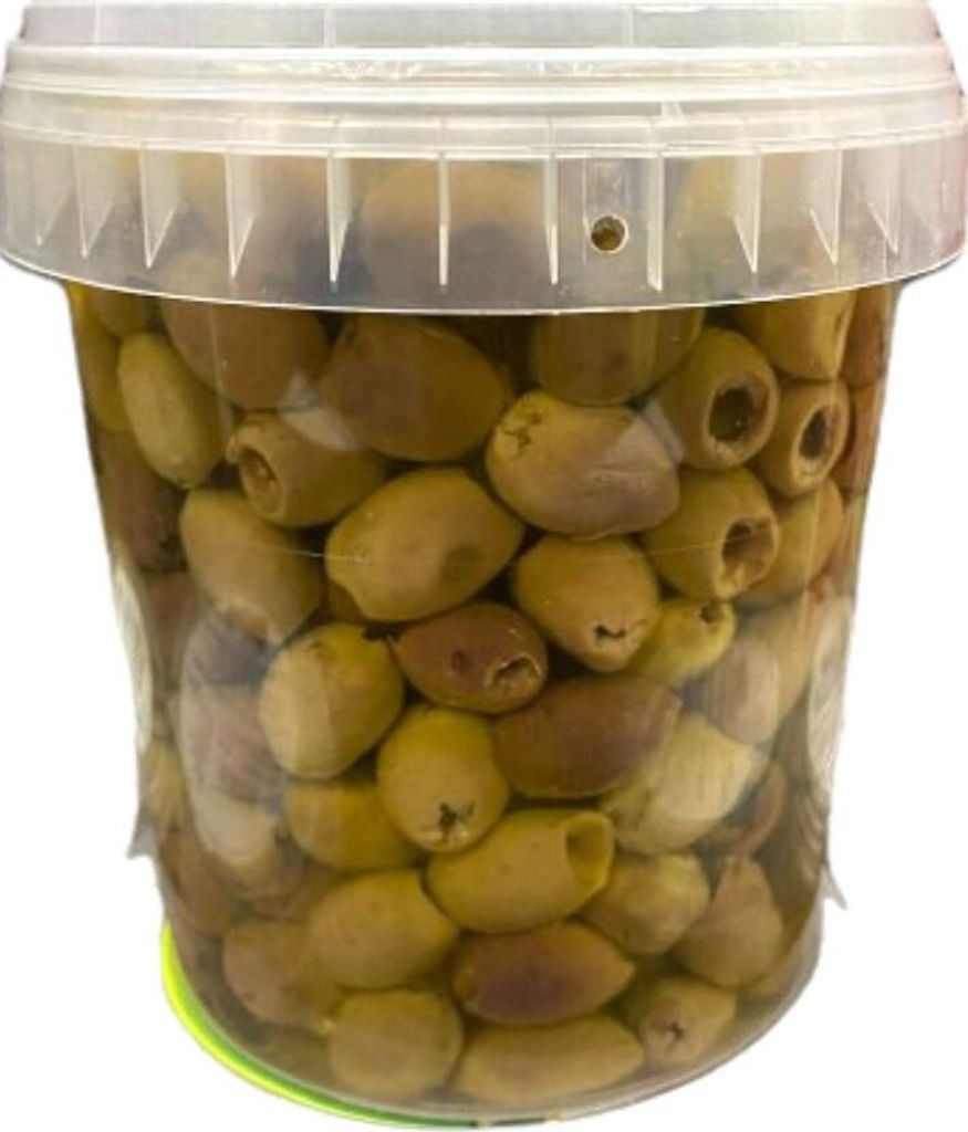 Taggiasche Denocciolate pitted green olives 820g - Miccio