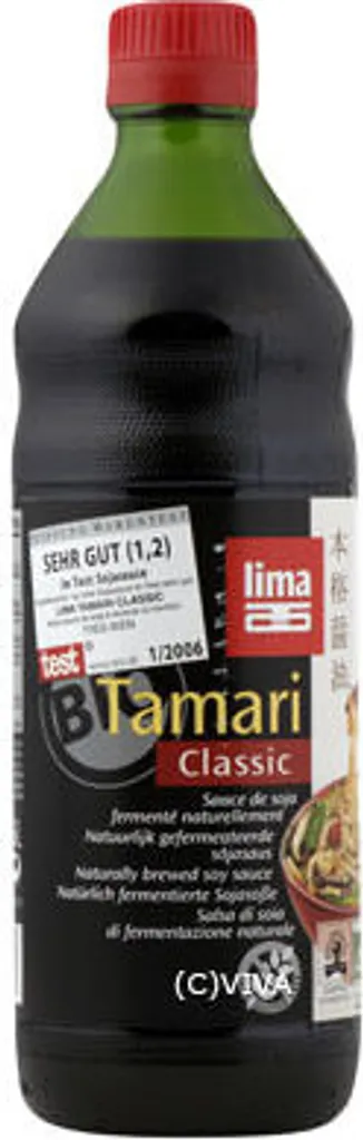 TAMARI STRONG SOY SAUCE, GLUTEN-FREE, 500 ml - LIMA