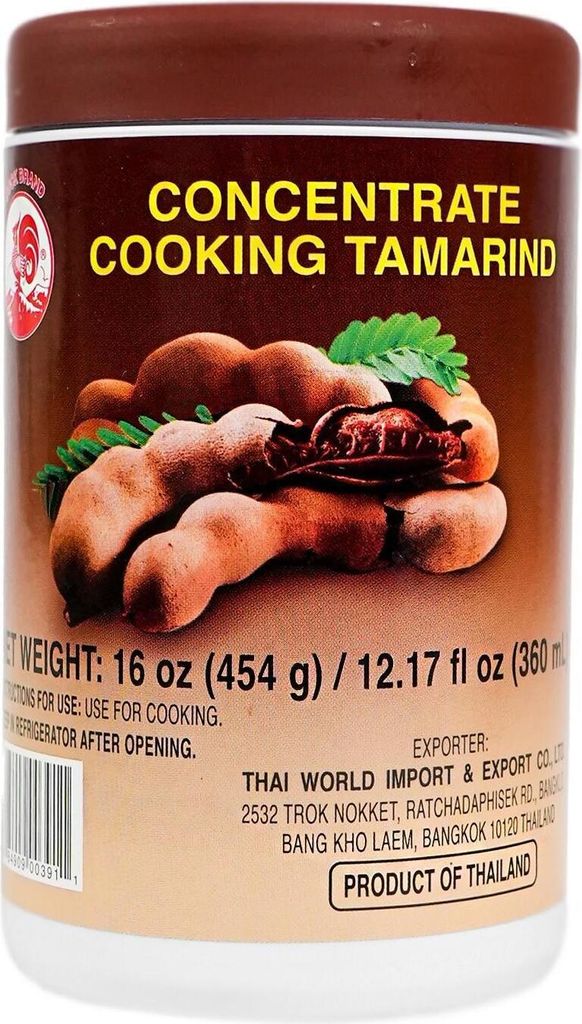 Tamarind Concentrate - Concentrate Cooking Tamarind - Cock Brand - 0.454 kg