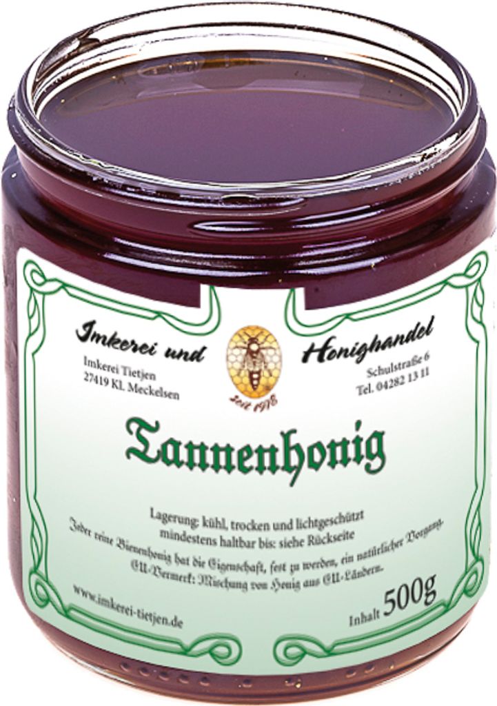 Tannenhonig 500g | Imkerei Tietjen