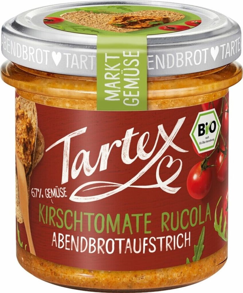 Tartex Markt-Gemüse Kirschtomate Rucola -- 135g