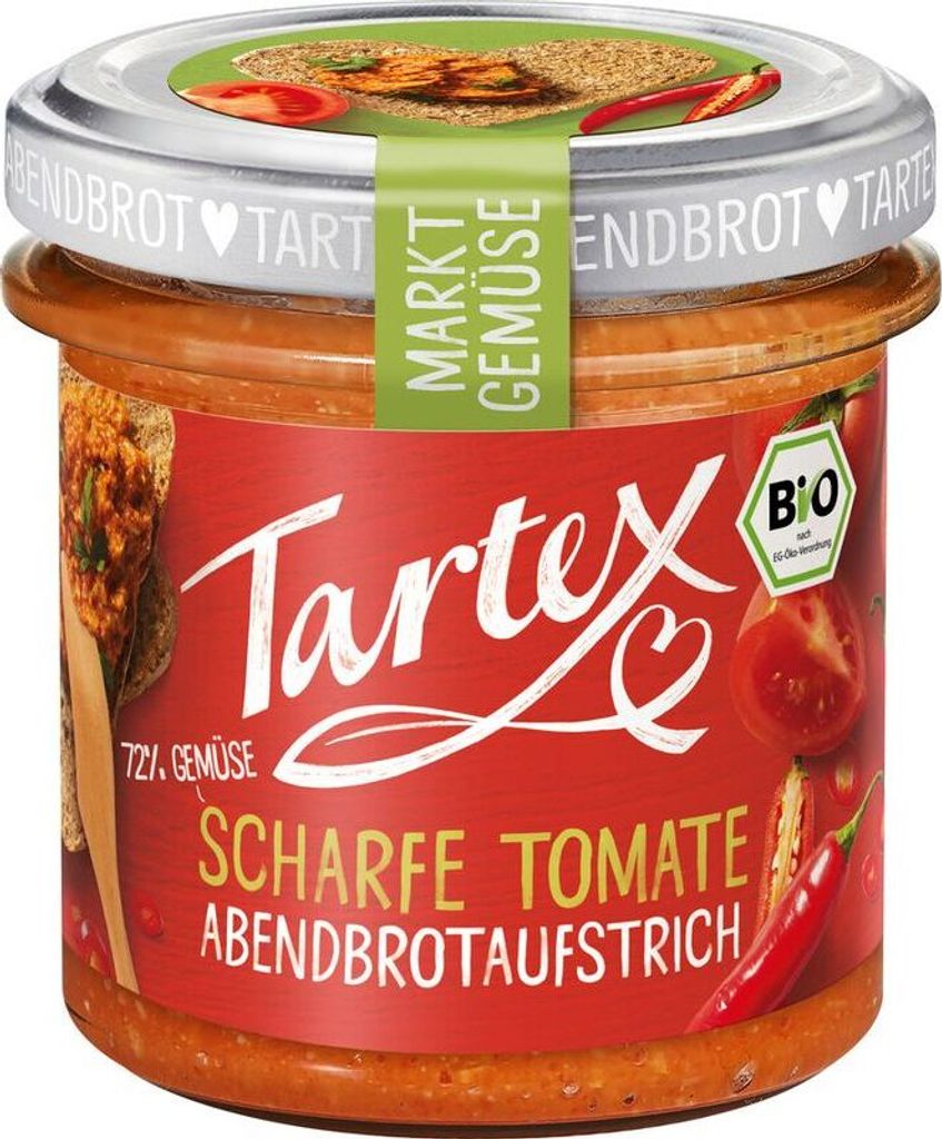 Tartex Market Vegetables Spicy Tomato -- 135g x 6 - 6-pack