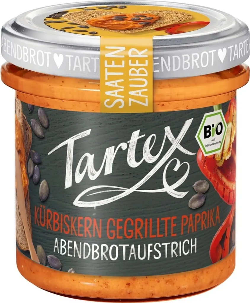 Tartex Saaten Zauber Kürbiskern gegrillte Paprika -- 135g