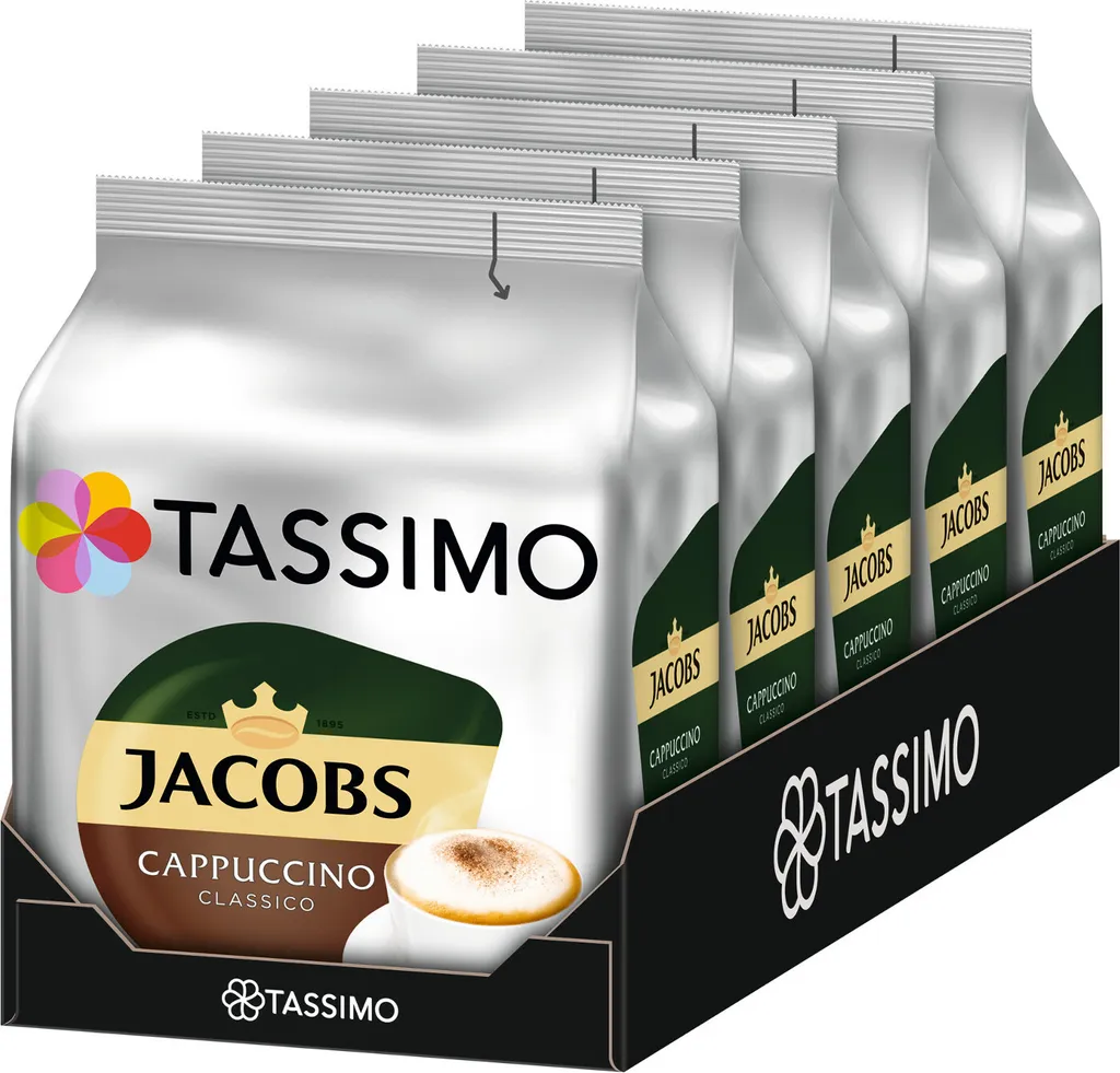 Tassimo Jacobs Cappuccino Classico (5 x 8 drinks)
