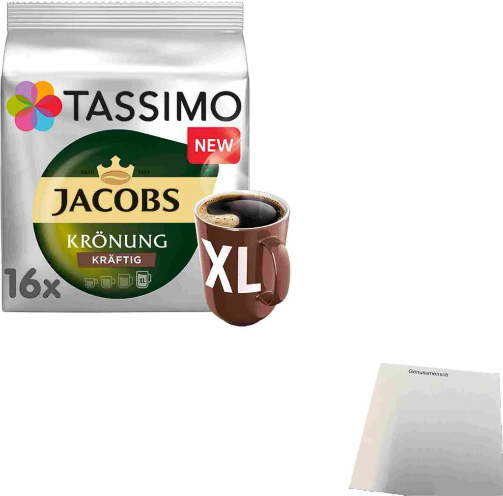 Tassimo Jacobs Krönung XL Strong (16/144g pack) + usy block