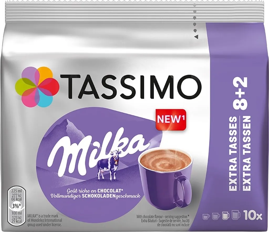 Tassimo Jacobs Milka NEW cocoa drink 10 portions
