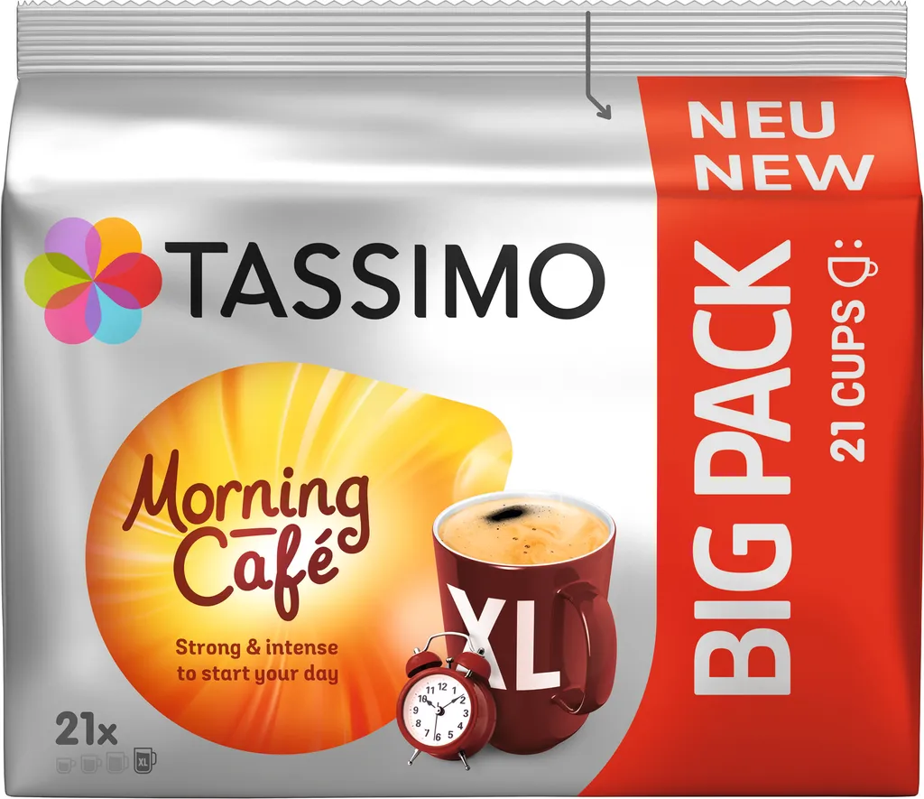 Tassimo Morning Café Big Pack | 21 XL coffee capsules