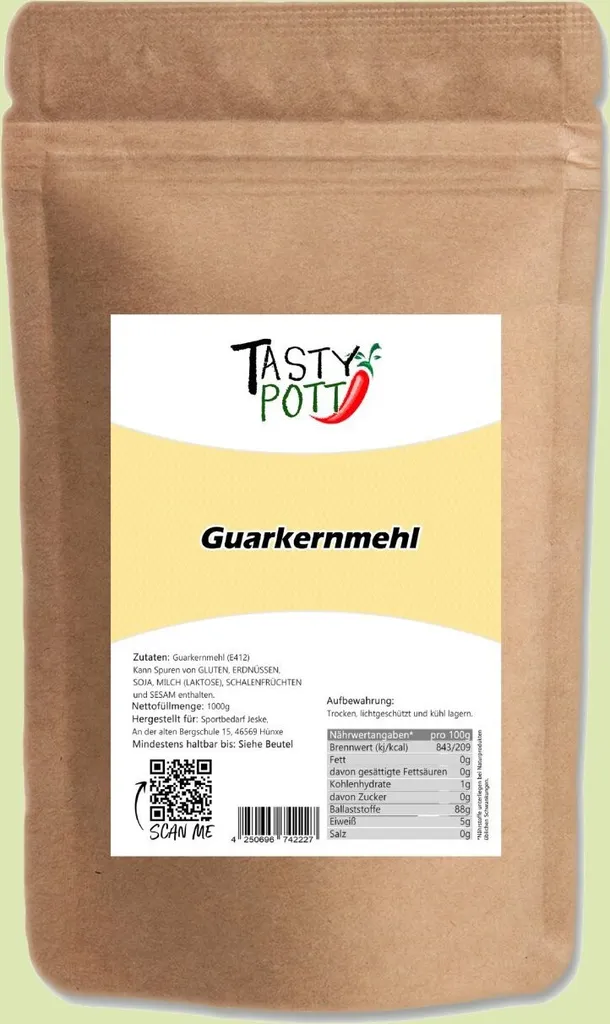 Tasty Pott Guar Gum 1000g Bag