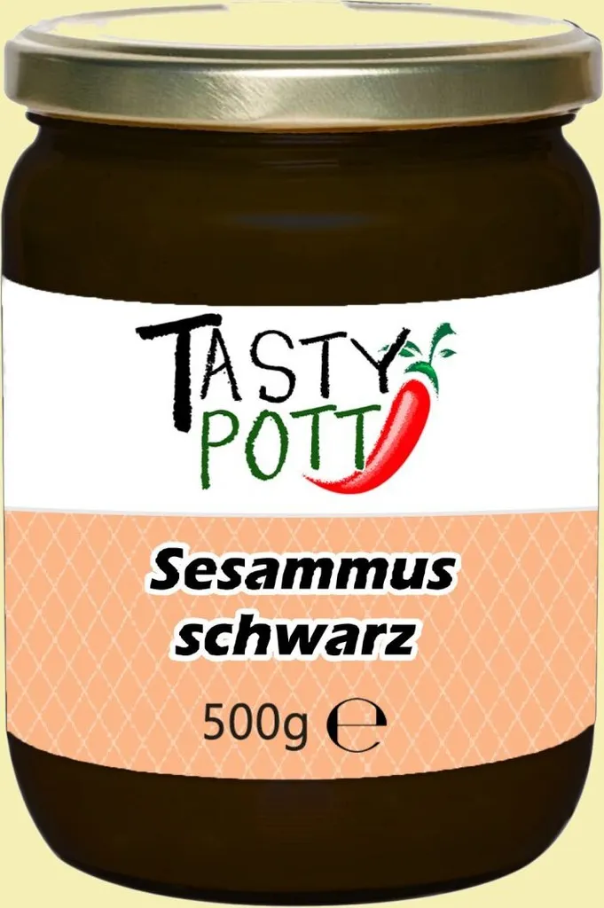 Tasty Pott Sesammus Schwarz 500g