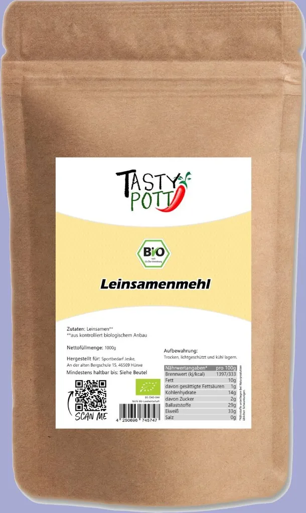 Tasty Pott Flaxseed Flour 1000g