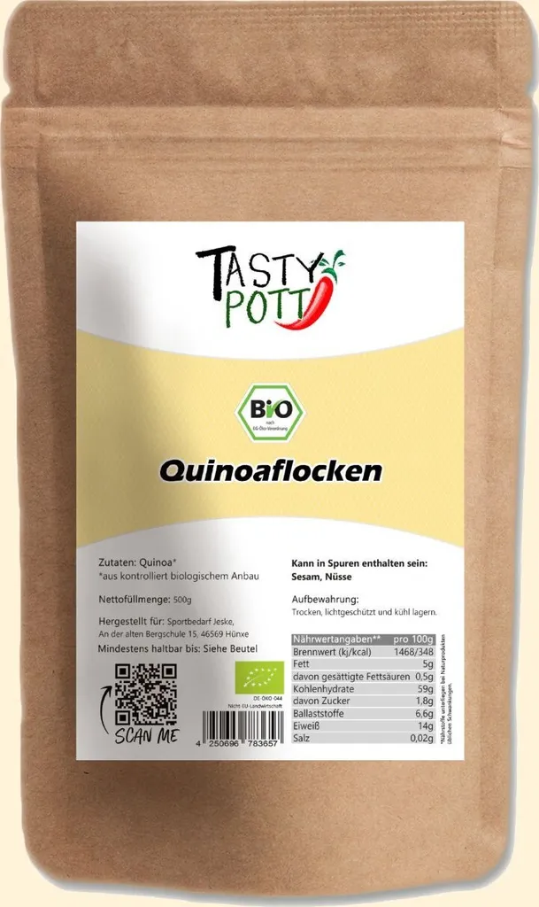Tasty PottQuinoa Flocken 500g