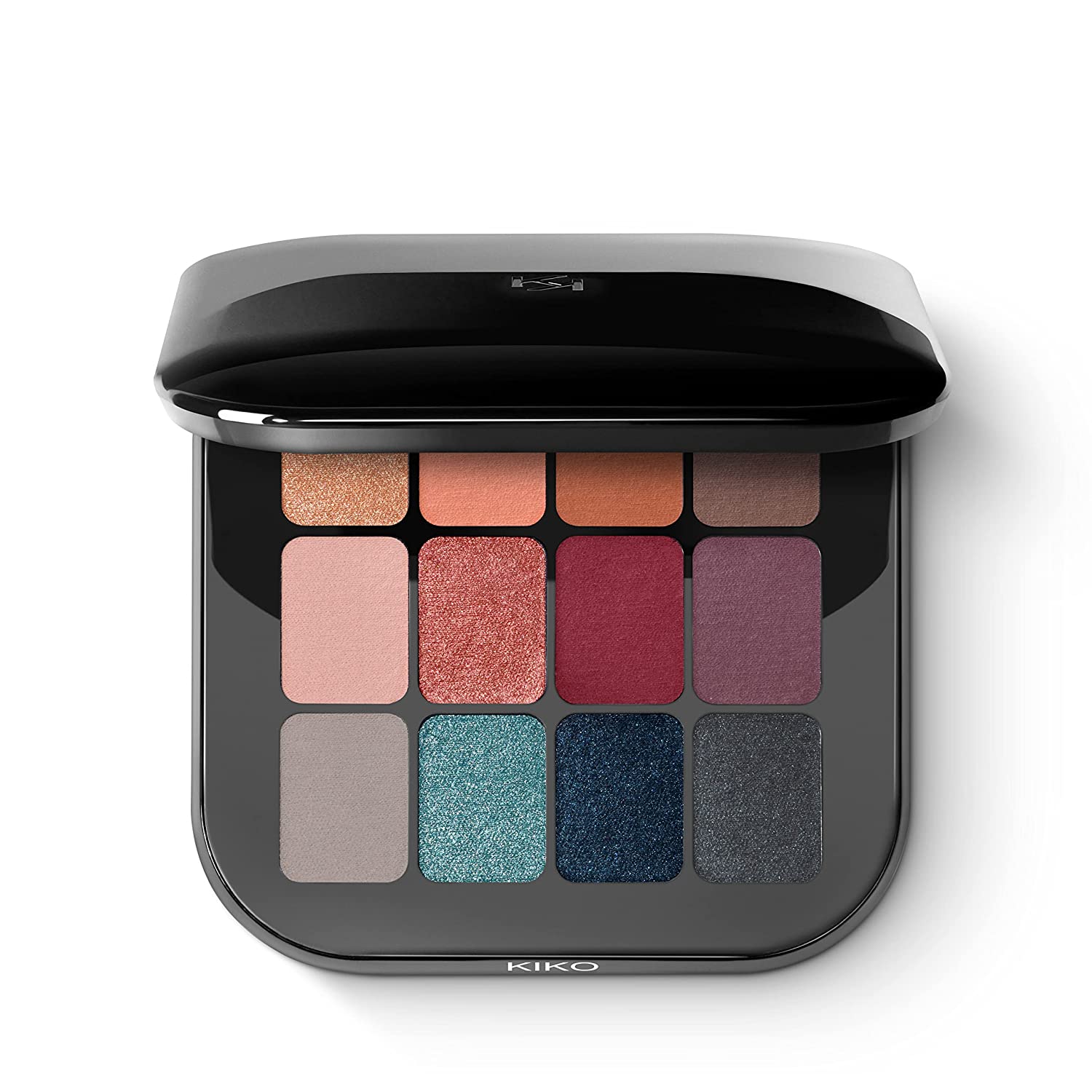 KIKO Milano Cult Colours Eyeshadow Palette 01 | Palette with 12 Blending Eyeshadow in Selected Shades, ‎01 matte revolution