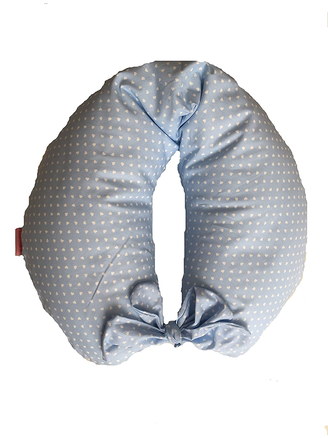 Nursing Pillow, Filled with Polystyrene Balls Polystyrene)  light blue