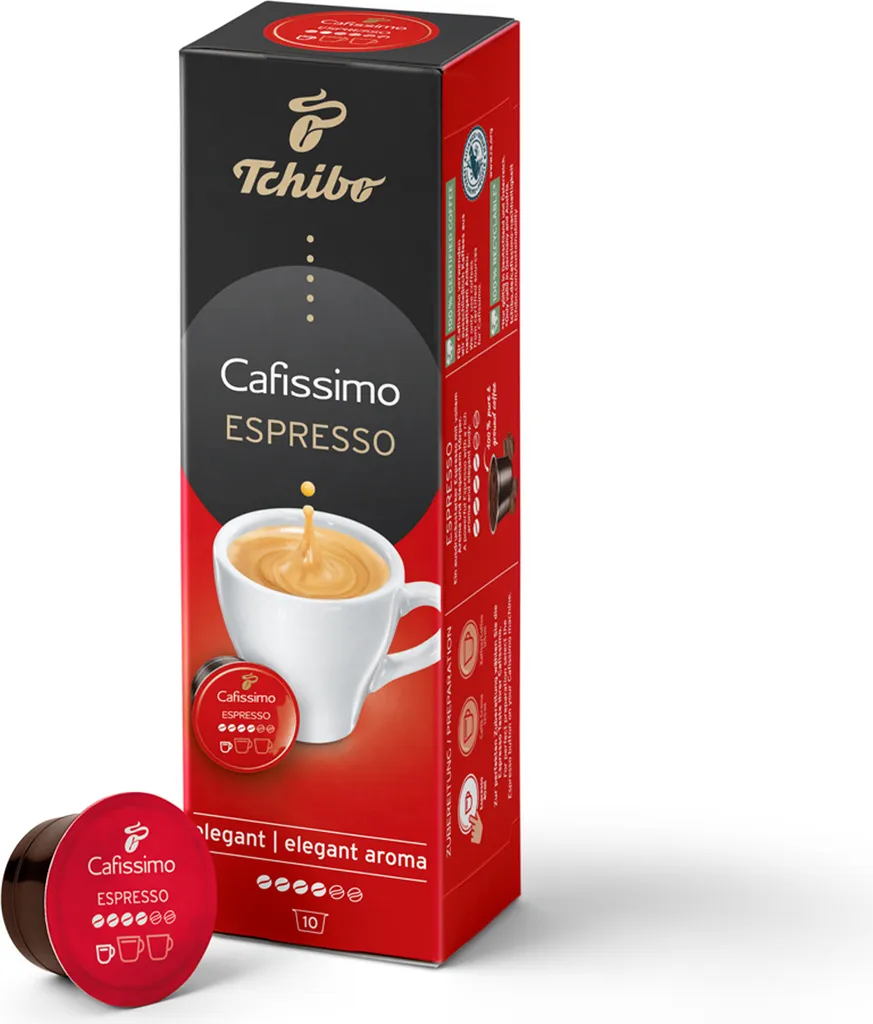 Tchibo Cafissimo Espresso elegant capsules, 10 pieces