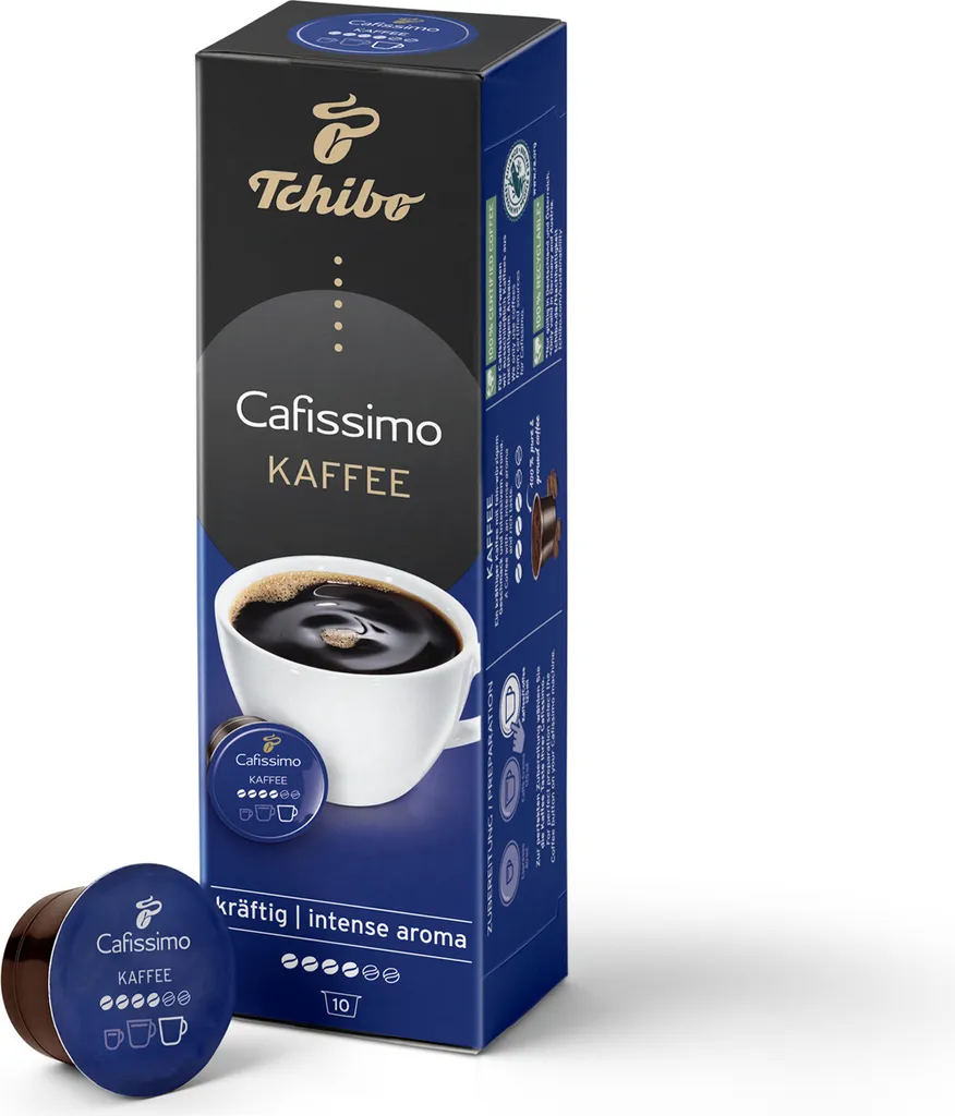 Tchibo Cafissimo filter coffee strong capsules, 10 pieces