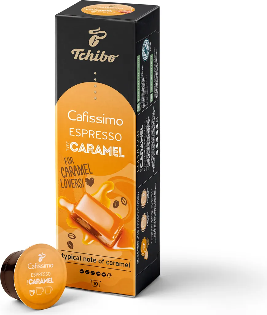 Tchibo Cafissimo Flavoured Edition Espresso Caramel, 10 capsules