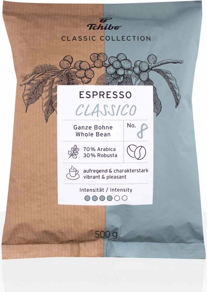 Tchibo Espresso Classico - 500g coffee beans