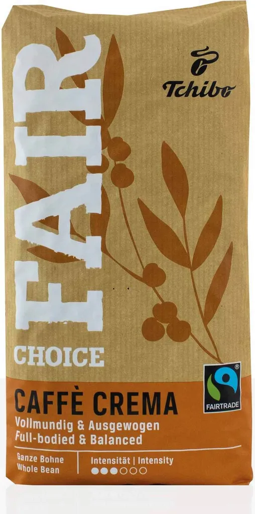 Tchibo Fair Choice Caffè Crema 1kg coffee beans