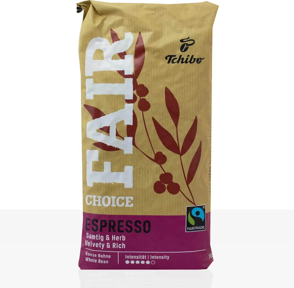 Tchibo Fair Choice Espresso 6 x 1kg coffee beans