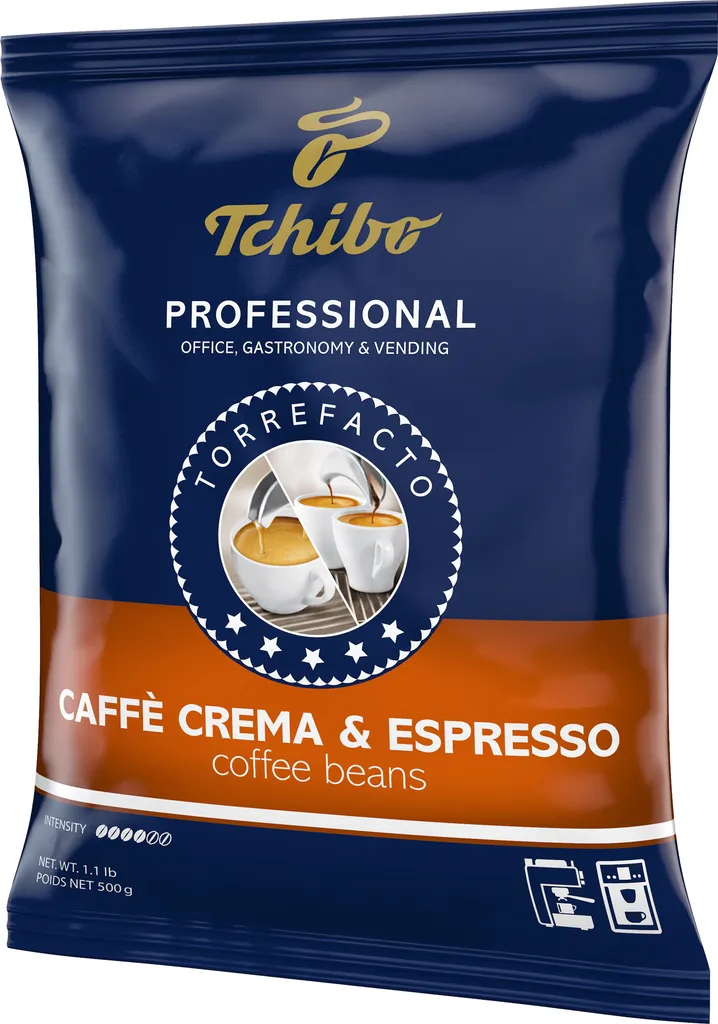 Tchibo PROFESSIONAL CAFFÈ CREMA & ESPRESSO coffee beans Arabica and Robusta beans strong 500.0 g