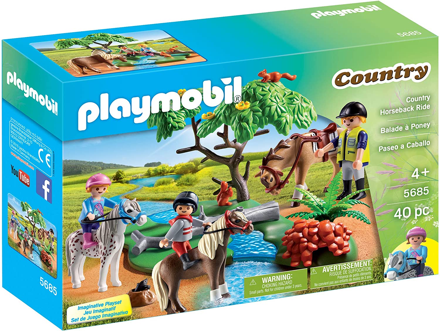 Playmobil Country Horseback Ride Construction Toy