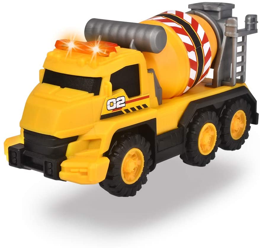 Dickie Toys 203302024 Concrete Mixer, Concrete Mixing Vehicle, Cement Mixer