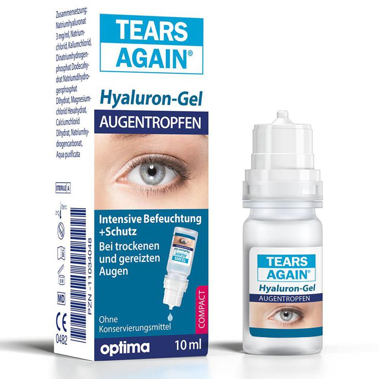 TEARS AGAIN gel eye drops hyaluronic acid 0.3%