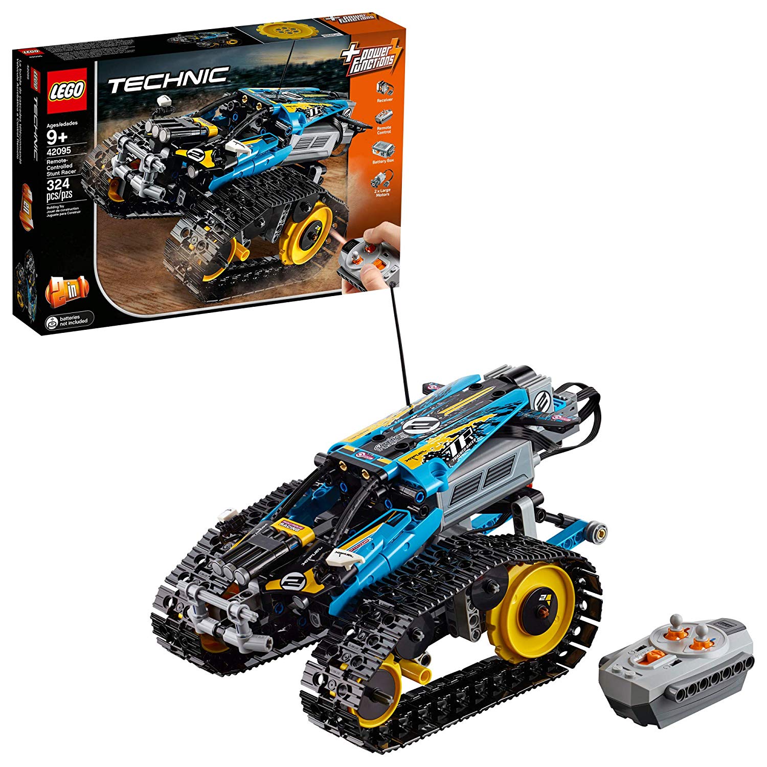 Technic Lego 42095 Remote Controlled Stunt Racer Kit New 2019 (324 Pieces)