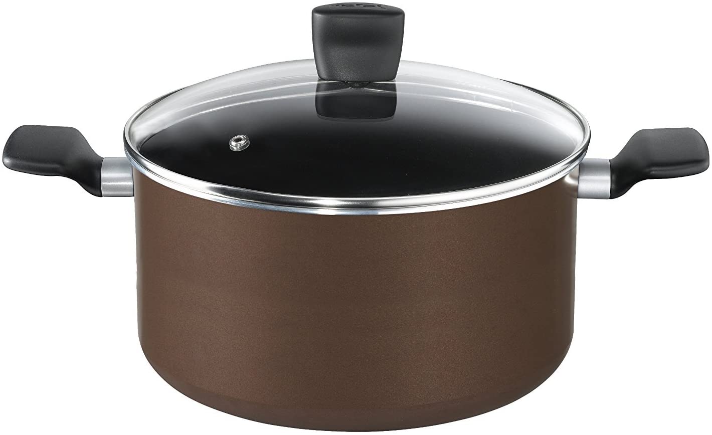 Tefal B3006902 Extra Brownie Cooking Pot with Lid Aluminium 12.2 Litre 30 cm