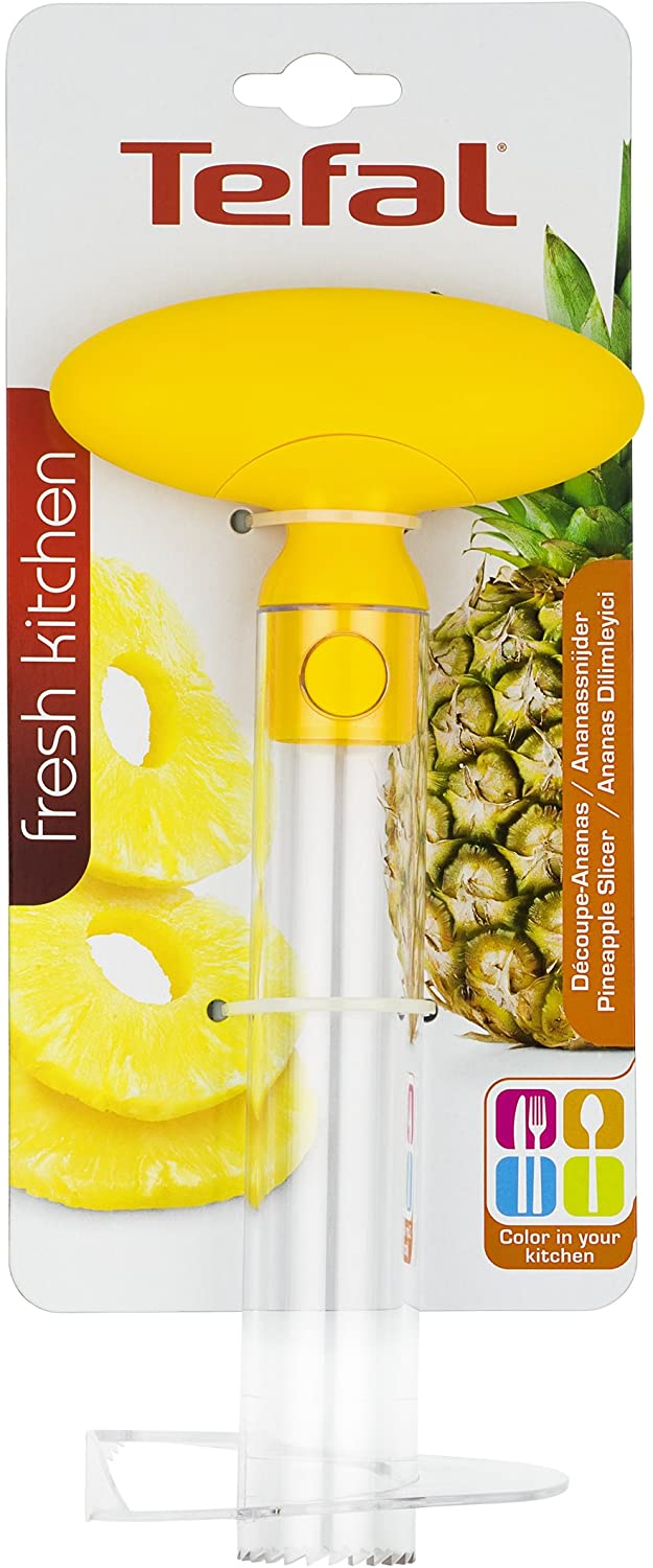 TEFAL K2080714 Ananas Decoupe Yellow and Transparent