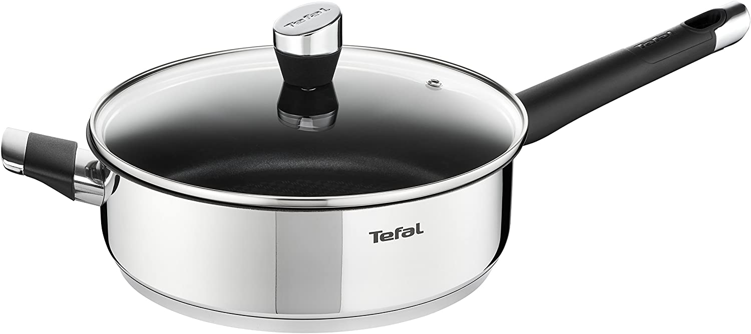 Tefal E8243314 Emotion Wok Stainless Steel 43 x 27 x 10 cm
