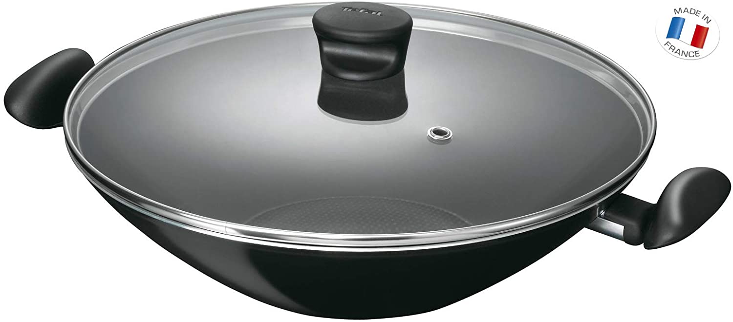 Tefal Ideal B3677502 5 Wok 36 cm Aluminium Black