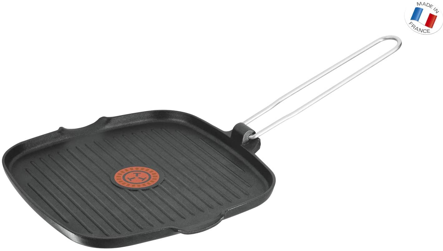Tefal Ideal Poele Grill A2413512 24x24 cm Tous Feux Sauf Induction