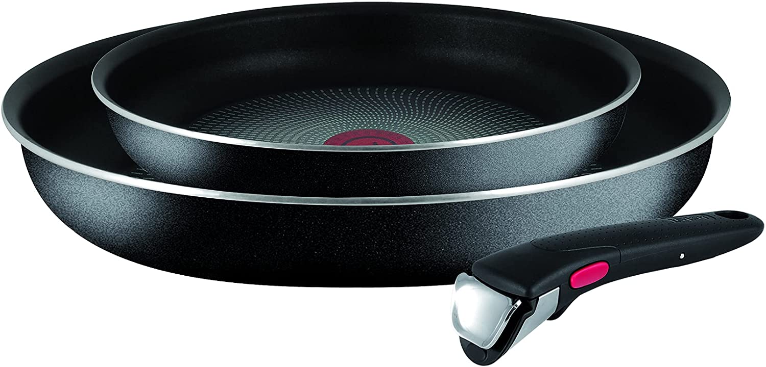 Tefal Ingenio Essential 4 Piece Sauce Pan Set, Black