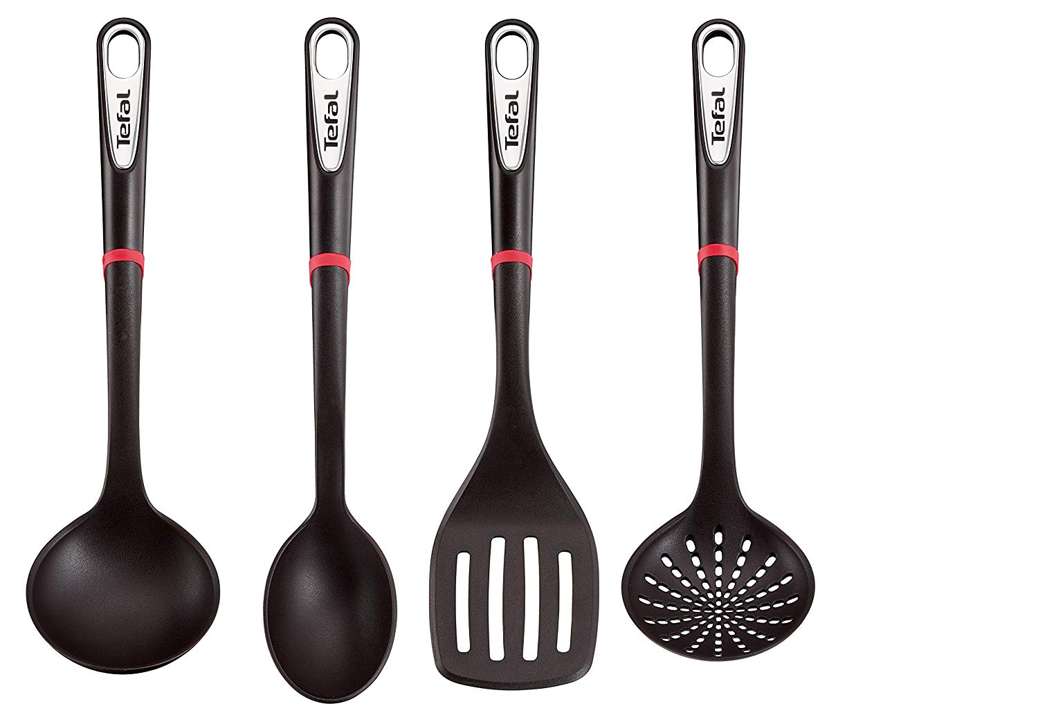 Tefal Ingenio K206S414 Set Of Cooking Spoon, Spatula, Spoon, Ladle Strainer