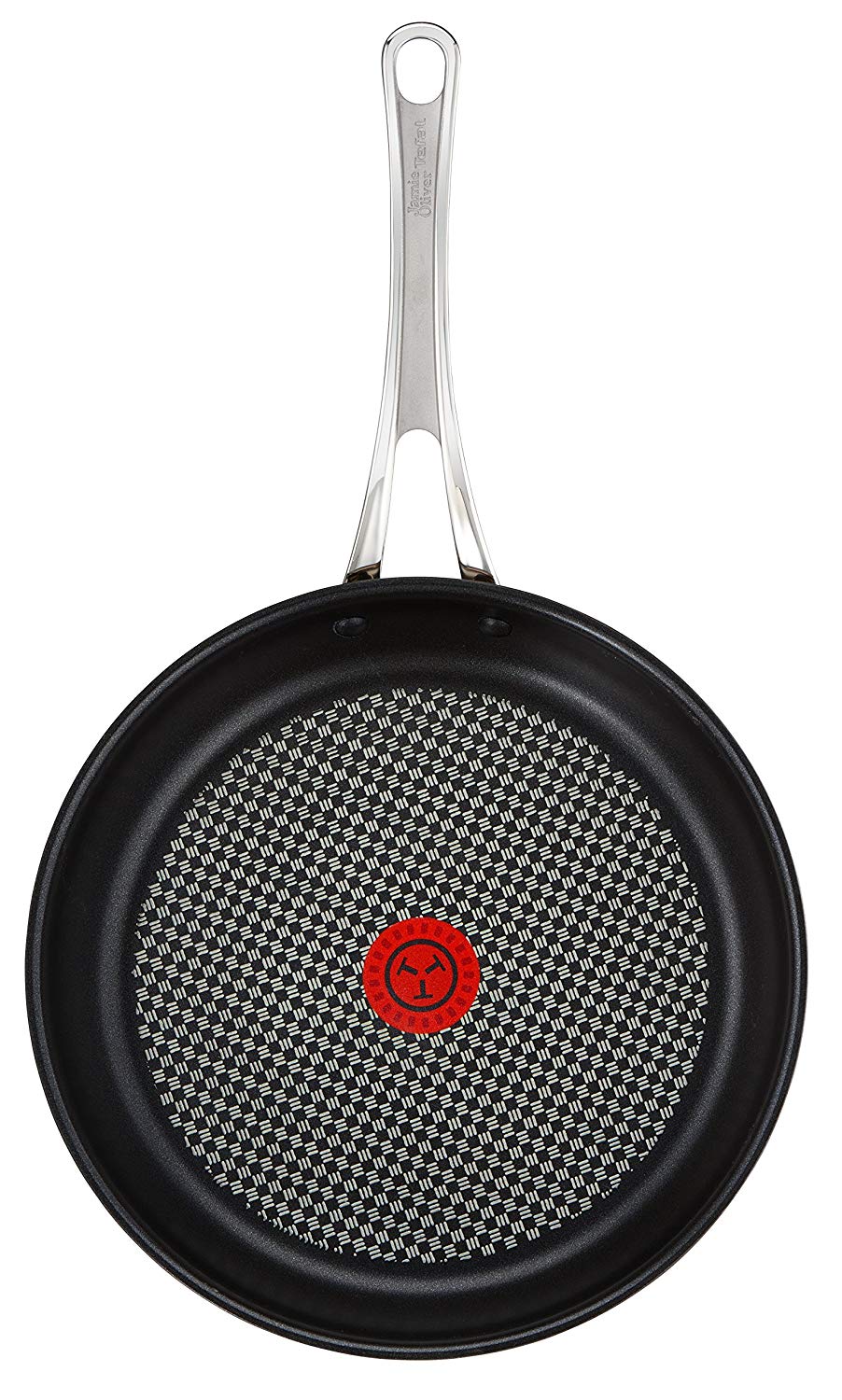 Tefal Jamie Oliver Premium Inox Induction Wave Pan (24/26 Cm, Non-Stick Coa
