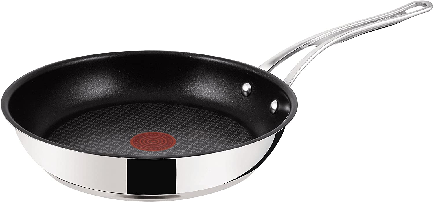 Tefal Jamie Oliver Professional E80304 Wave Stainless Steel Induction Frying PaN 24 CM