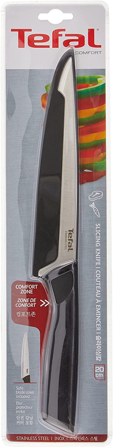 Tefal – Knife – Black, 20 cm, black