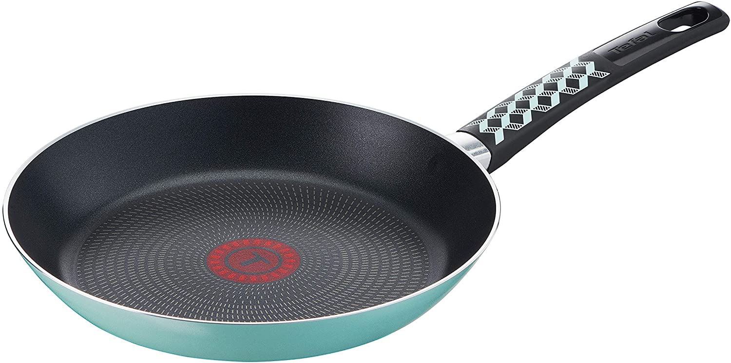 Tefal B39706 Pastel Colors Non-Stick Frying Pan with Thermo-Spot 28 cm Blue