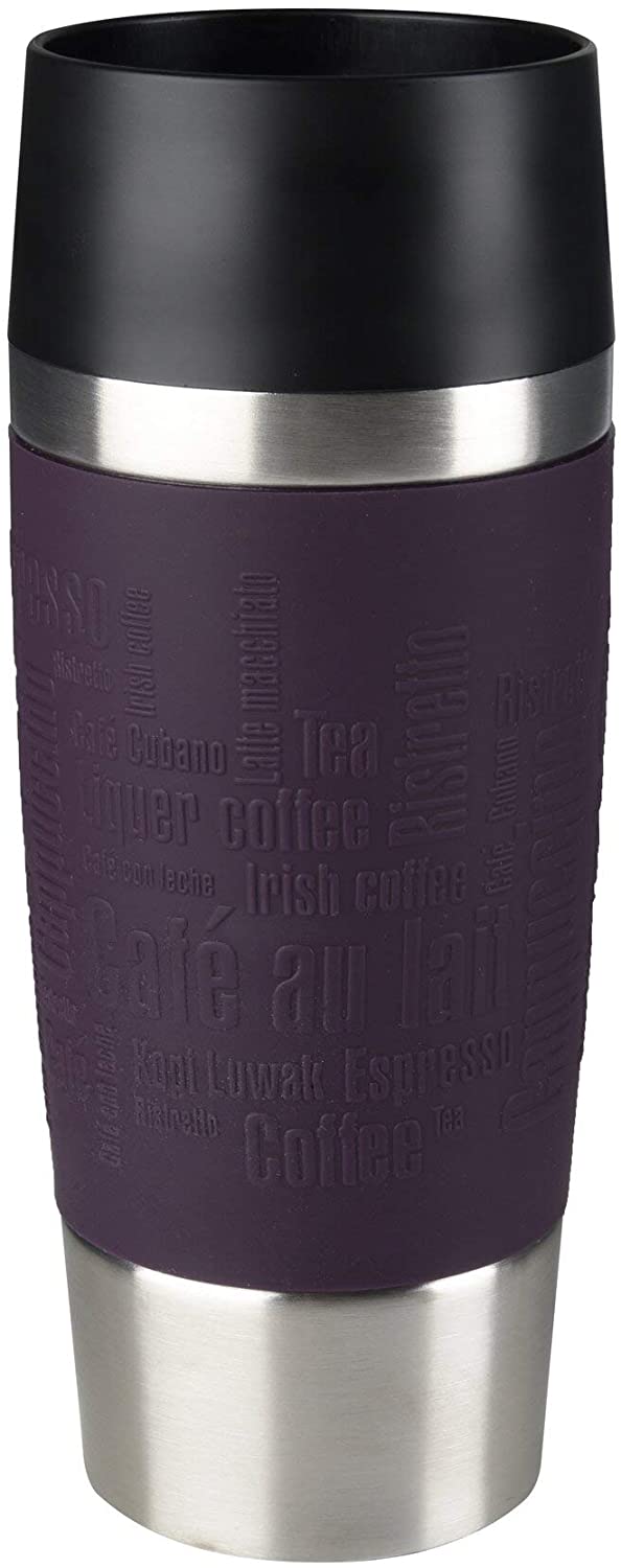 Tefal – Stainless Steel Travel Mug, Blackberry, 8.2 x 8.2 x 8 Inches