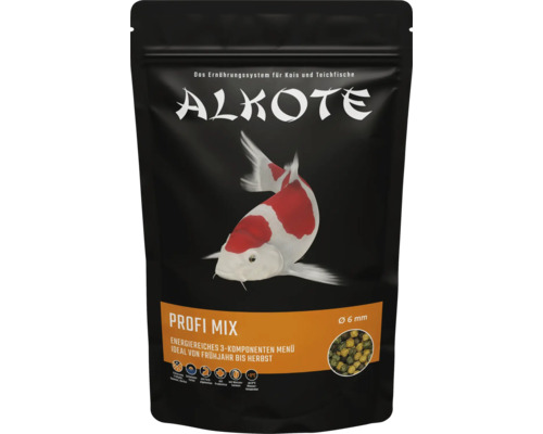 Pond food ALKOTE Profi Mix 6 mm 500g koi food for fish over 30 cm, with beta glucans