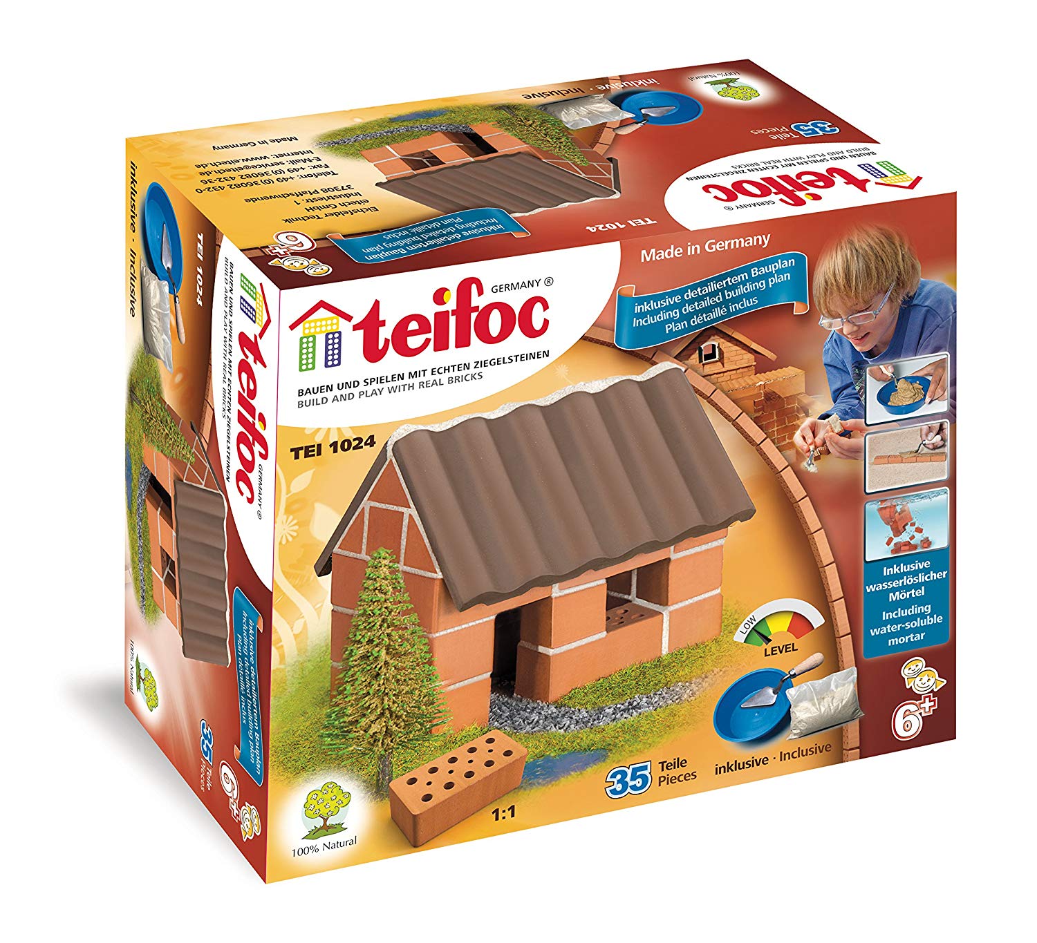 Eitech Teifoc Tei Kit Small Detached House With Real Bricks