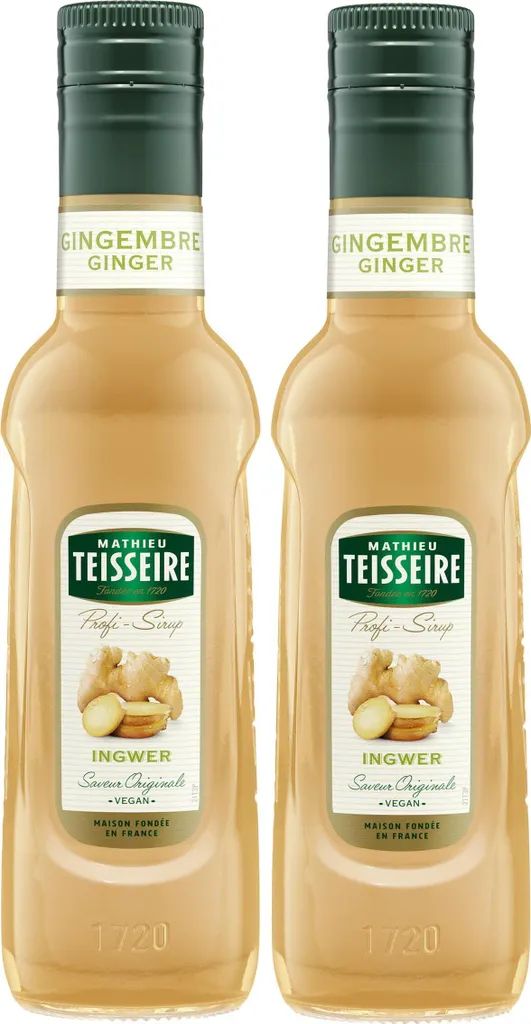 Teisseire Getränke-Sirup Ingwer 0,25L (2er Pack)